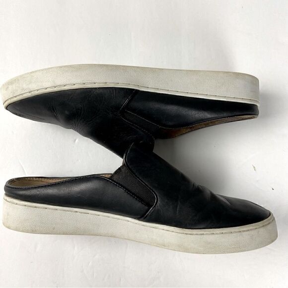 Vionic Dakota Black Leather Slide Sneakers Slip-on Walking Women’s Size 9.5 - Picture 6 of 11